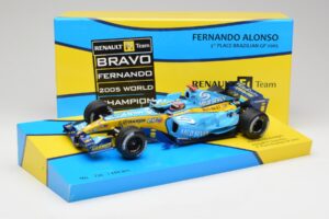Renault R25 #5 F. Alonso Brazil GP F1 World Champion 2005 Minichamps 1:18 147051705 Fém – 6. kép a 6-ből