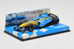 Renault R25 #5 F. Alonso Race Car 2005 Minichamps 1:43 403050025 Fém – 2. kép a 5-ből