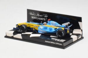 Renault R25 F. Alonso F1 World Champion Showcar 2005 Minichamps 1:43 400050075 Fém – 2. kép a 5-ből