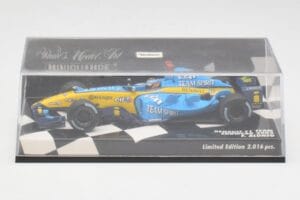 Renault R25 F. Alonso F1 World Champion Showcar 2005 Minichamps 1:43 400050075 Fém – 4. kép a 5-ből