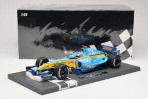 Renault R25 #5 F. Alonso Bahrain GP 2005 Minichamps 1:18 117050305 Gyanta – 7. kép a 7-ből