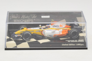 Renault R27 #4 H. Kovalainen Renault F1 Team Showcar 2007 Minichamps 1:43 400070074 Fém – 4. kép a 5-ből