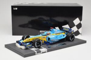 Renault R25 #5 F. Alonso San Marino GP Winner 2005 Minichamps 1:18 117050405 Gyanta – 7. kép a 7-ből