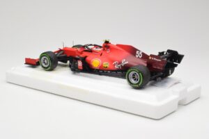 Scuderia Ferrari SF21 #55 C. Sainz Emilia Romagna GP 2021 BBR 1:18 BBR211855 Fém – 5. kép a 7-ből