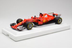 Scuderia Ferrari SF70H #5 S. Vettel Winner Australian GP 2017 End of Race BBR 1:18 BBR181705-E Fém