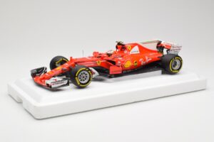 Scuderia Ferrari SF70H #7 K. Raikkonen Australian GP 2017 End of Race BBR 1:18 BBR181707-E Fém