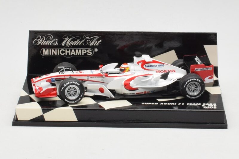 Super Aguri SA05 #23 Y. Ide F1 2006 Minichamps 1:43 400060023 Fém