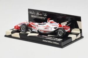 Super Aguri Honda SA06 #22 T. Sato Japanese GP 2006 Minichamps 1:43 400060122 Fém – 3. kép a 5-ből