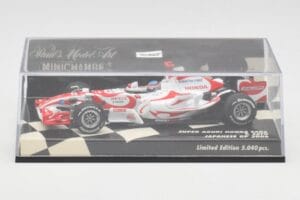 Super Aguri Honda SA06 #22 T. Sato Japanese GP 2006 Minichamps 1:43 400060122 Fém – 5. kép a 5-ből