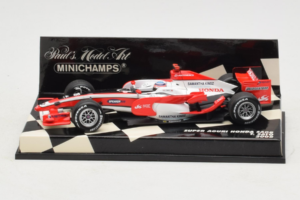 Super Aguri SA08 Honda #18 T. Sato F1 2008 Minichamps 1:43 400080018 Fém