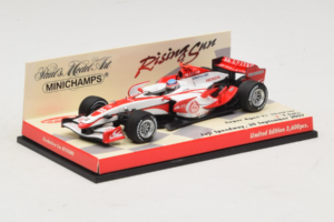 Super Aguri SA07 T. Sato F1 Showcar 2007 Minichamps 1:43 403080092 Fém – 2. kép a 5-ből