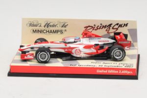 Super Aguri SA07 T. Sato F1 Showcar 2007 Minichamps 1:43 403080092 Fém