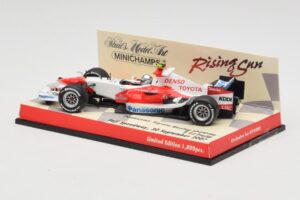 Toyota TF107 #12 J. Trulli Showcar 2007 Minichamps 1:43 403070082 Fém – 3. kép a 5-ből