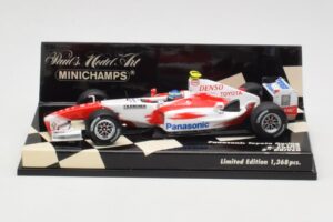 Toyota TF104 Panasonic Racing #0 R. Zonta 3rd Driver 2004 Minichamps 1:43 400040038 Fém