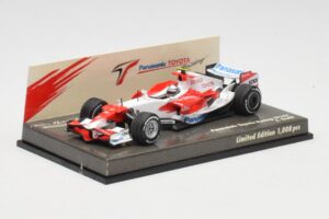Toyota TF108 Showcar J. Trulli 2008 Minichamps 1:43 AM601297 Fém – 2. kép a 5-ből
