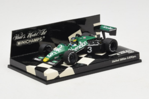 Tyrrell 012 Ford #3 M. Alboreto F1 1983 Minichamps 1:43 400830003 Fém – 2. kép a 5-ből
