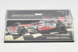 McLaren MP4-22 Mercedes #1 F. Alonso Vodafone McLaren Showcar F1 2007 Minichamps 1:43 530074371 Fém – 4. kép a 5-ből