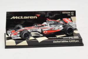 McLaren MP4-22 Mercedes #1 F. Alonso Vodafone McLaren Showcar F1 2007 Minichamps 1:43 530074371 Fém