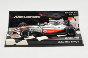 McLaren MP4-24 Mercedes #2 H. Kovalainen Vodafone McLaren Showcar F1 2009 Minichamps 1:43 530094372 Fém