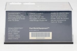 Williams FW27 BMW #16 N. Heidfeld F1 2005 Minichamps 1:43 80420404067 Fém – 4. kép a 5-ből