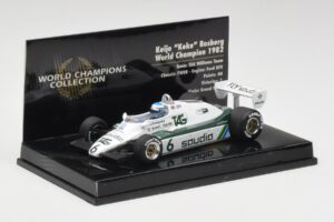 Williams FW08 #6 K. Rosberg F1 World Champion 1982 Minichamps 1:43 436820106 Fém – 3. kép a 4-ből