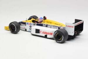 Williams FW11 Honda #5 N. Mansell F1 1986 MCG 1:18 MCG18627F Fém – 5. kép a 6-ből