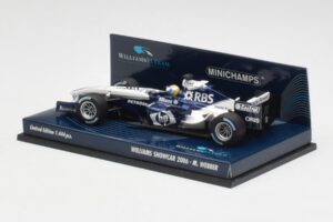 Williams FW28 M. Webber Showcar F1 2006 Minichamps 1:43 400060079 Fém – 3. kép a 5-ből