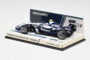 Williams FW29 N. Rosberg F1 Showcar 2007 Minichamps 1:43 400070086 Fém – 2. kép a 5-ből