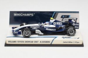 Williams FW29 N. Rosberg F1 Showcar 2007 Minichamps 1:43 400070086 Fém