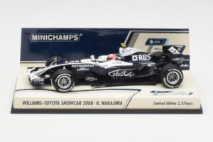 Williams FW30 K. Nakajima F1 Showcar Version 1 2008 Minichamps 1:43 400080078 Fém