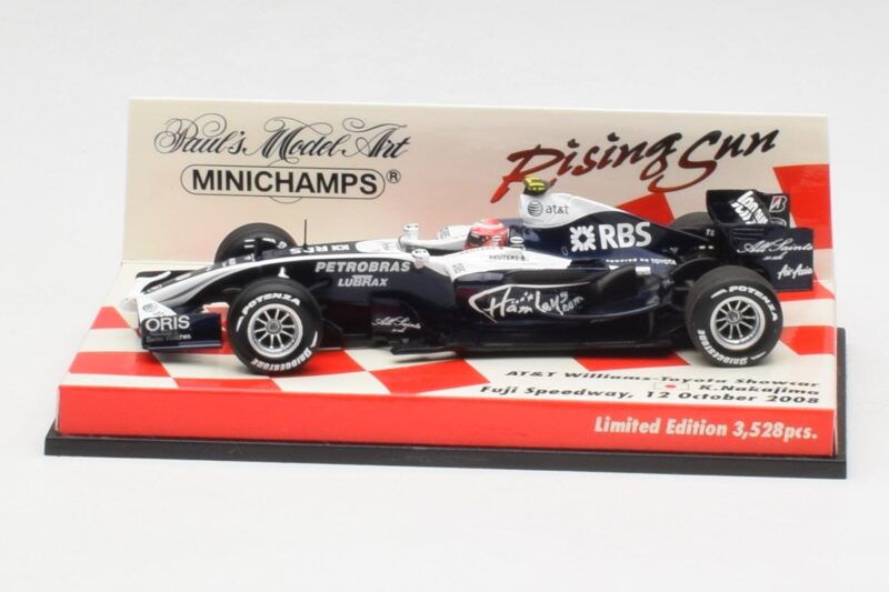 Williams FW30 K. Nakajima F1 Showcar Version 2 2008 Minichamps 1:43 403080178 Fém