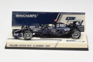 Williams FW31 Toyota #16 N. Rosberg F1 2009 Minichamps 1:43 400080207-M1 Fém