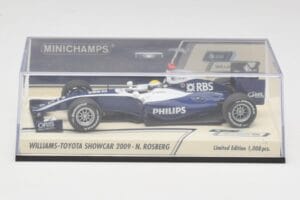 Williams FW31 N. Rosberg F1 Showcar 2009 Minichamps 1:43 400090086 Fém – 4. kép a 4-ből