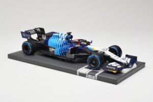 Williams FW43B Mercedes #63 G. Russell Belgian GP 2021 Minichamps 1:18 117211363 Gyanta – 4. kép a 7-ből
