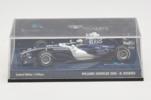 Williams FW28 Cosworth #10 N. Rosberg Williams F1 Team Showcar 2006 Minichamps 1:43 400060080 Fém – 4. kép a 5-ből
