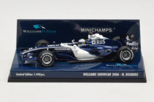Williams FW28 Cosworth #10 N. Rosberg Williams F1 Team Showcar 2006 Minichamps 1:43 400060080 Fém