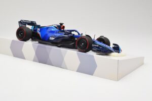 Williams FW44 Mercedes #23 A. Albon Bahrain GP 2022 Case Edition Minichamps 1:18 147220123 Gyanta – 4. kép a 7-ből