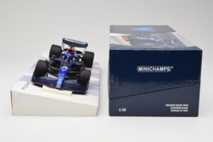 Williams FW44 Mercedes #23 A. Albon Bahrain GP 2022 Case Edition Minichamps 1:18 147220123 Gyanta – 6. kép a 7-ből