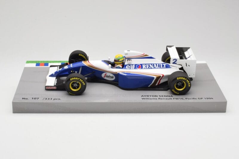 Williams Renault FW16 #2 A. Senna Pacific GP 1994 Minichamps 1:18 543941802 Fém