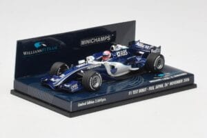 Williams FW28 Toyota K. Nakajima F1 Test Debut 2006 Minichamps 1:43 400060135 Fém – 2. kép a 6-ből