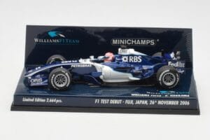 Williams FW28 Toyota K. Nakajima F1 Test Debut 2006 Minichamps 1:43 400060135 Fém – 3. kép a 6-ből