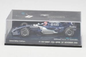 Williams FW28 Toyota K. Nakajima F1 Test Debut 2006 Minichamps 1:43 400060135 Fém – 6. kép a 6-ből