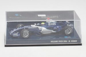 Williams FW28 Toyota #7 M. Webber F1 2006 Minichamps 1:43 400060009 Fém – 5. kép a 5-ből