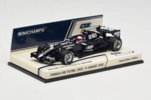 Williams Toyota FW29B K. Nakajima Jerez Test 2008 Január 14 Minichamps 1:43 400080108 Fém – 2. kép a 5-ből