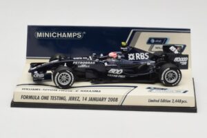 Williams Toyota FW29B K. Nakajima Jerez Test 2008 Január 14 Minichamps 1:43 400080108 Fém