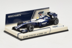 Williams FW31 Toyota #16 N. Rosberg F1 2009 Minichamps 1:43 400090016 Fém – 2. kép a 5-ből
