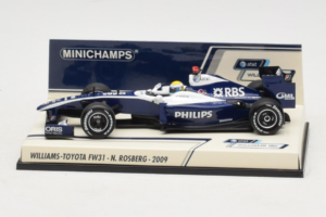Williams FW31 Toyota #16 N. Rosberg F1 2009 Minichamps 1:43 400090016 Fém