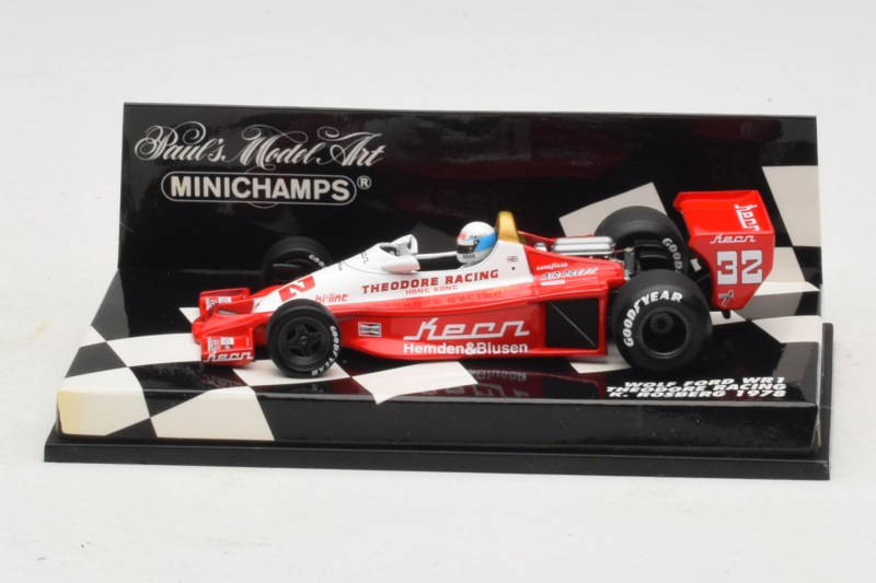 Wolf WR1 Ford Theodore Racing K. Rosberg F1 1978 Minichamps 1:43 400780032 Fém
