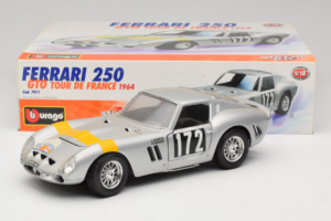 Ferrari 250 GTO #172 Tour de France 1964 Bburago 1:18 7011 Fém – 8. kép a 8-ből