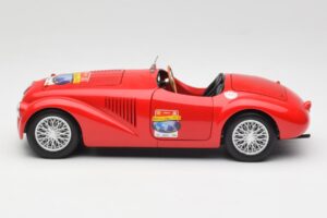 Ferrari 166 MM Barchetta Piros Hot Wheels 1:18 B6054 Fém – 4. kép a 8-ből